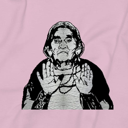 Maria Sabina Embroidery Graphic Sweatshirt