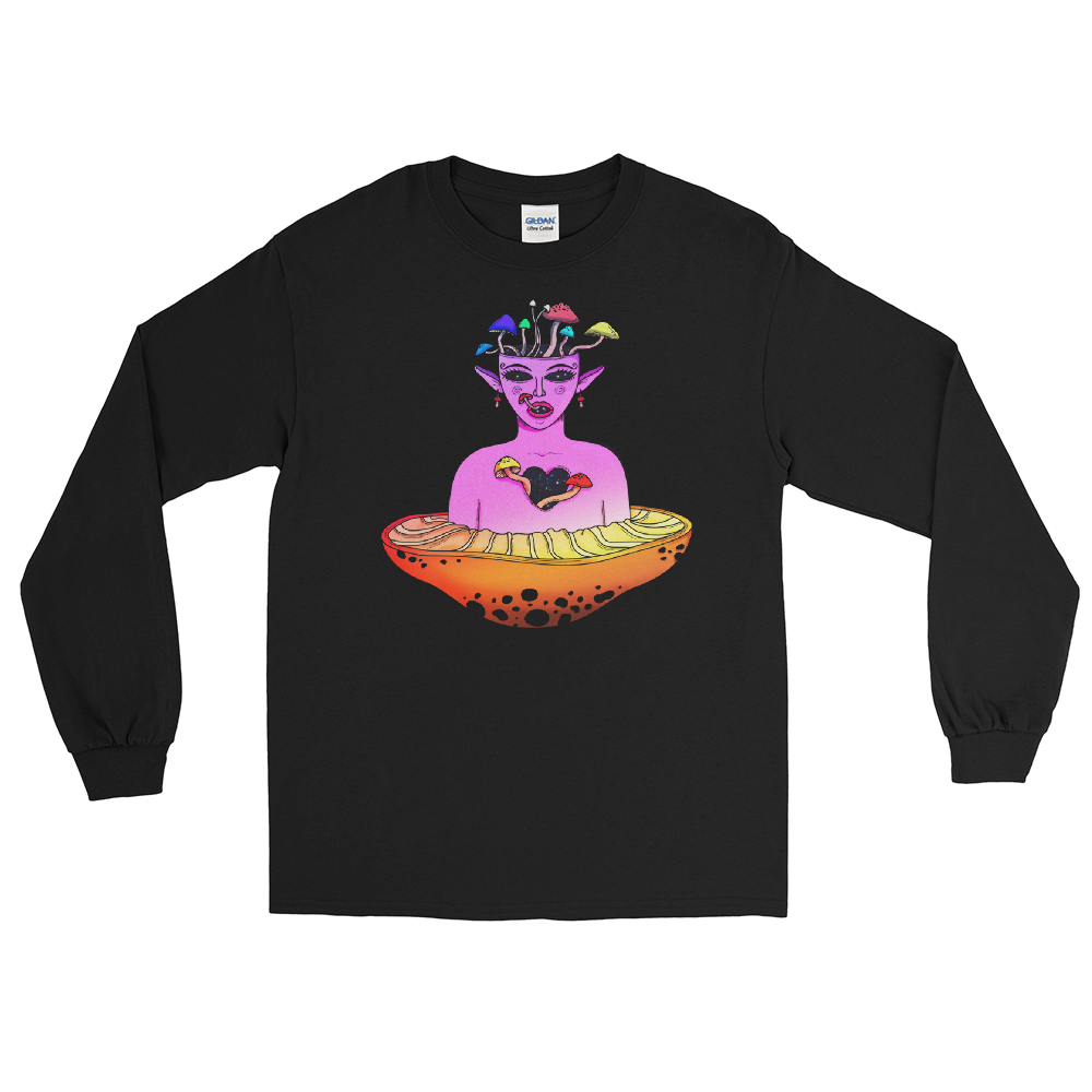 With its classic and regular fit, this Shroom Beach Long Sleeve Tee is a true wardrobe essential perfect for a relaxed and casual setting. 