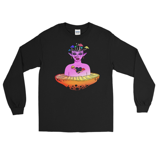 With its classic and regular fit, this Shroom Beach Long Sleeve Tee is a true wardrobe essential perfect for a relaxed and casual setting. 