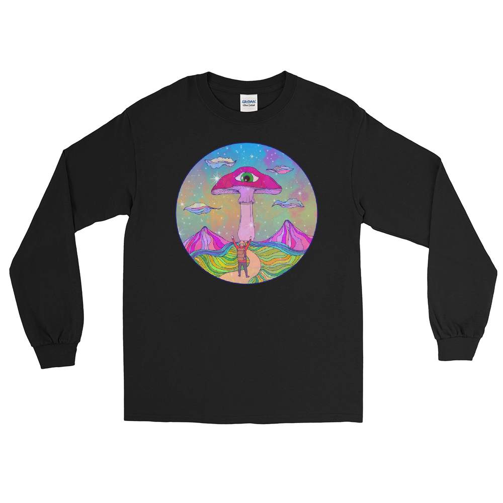 With its classic and regular fit, this Shroom Beach Long Sleeve Tee is a true wardrobe essential perfect for a relaxed and casual setting. 