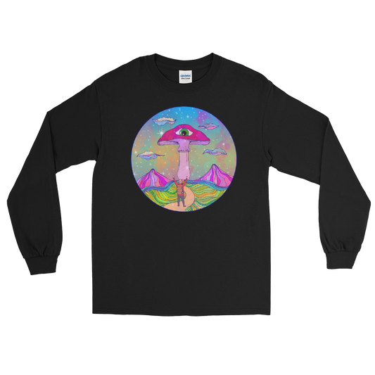 With its classic and regular fit, this Shroom Beach Long Sleeve Tee is a true wardrobe essential perfect for a relaxed and casual setting. 