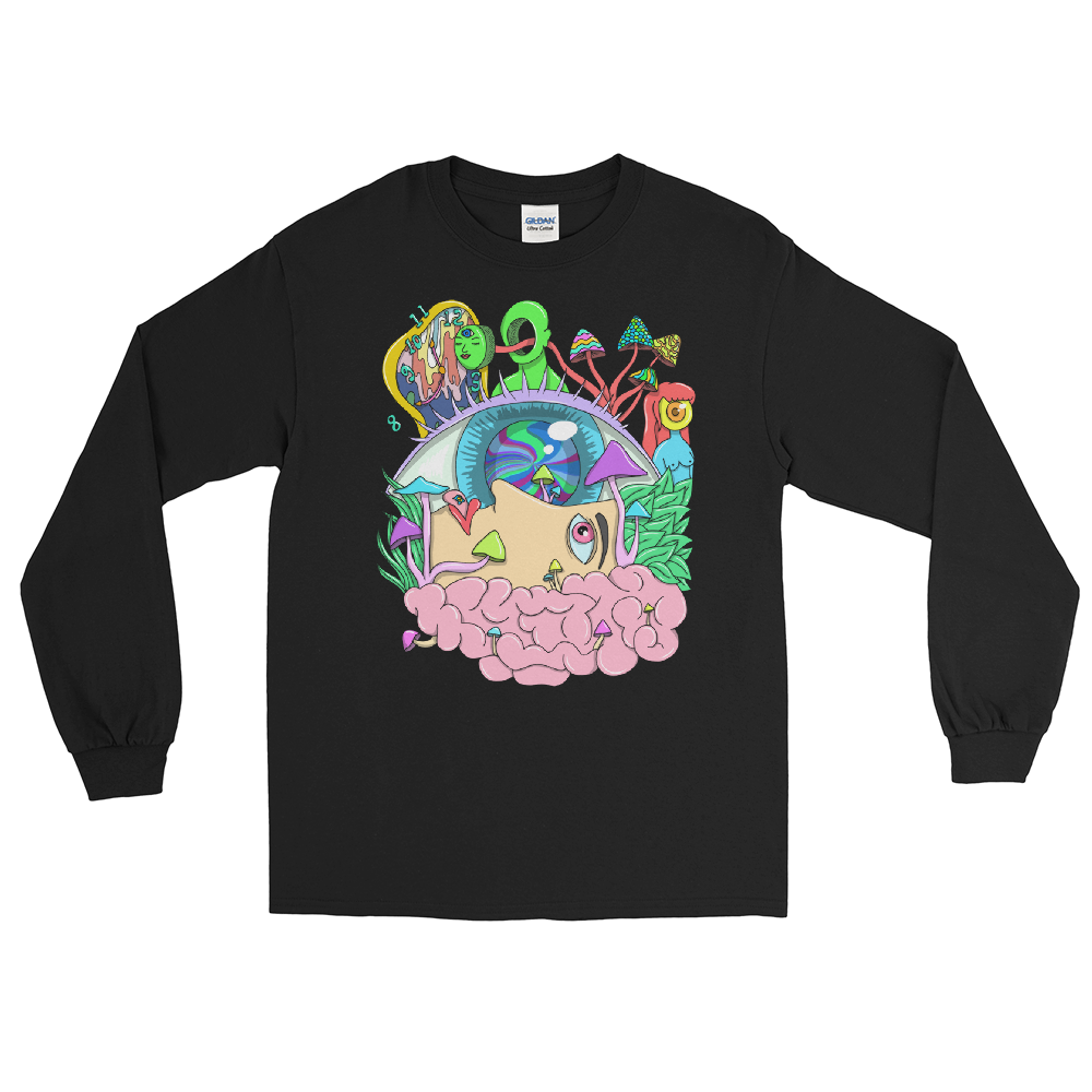 Tripping Graphic Long Sleeve Tee