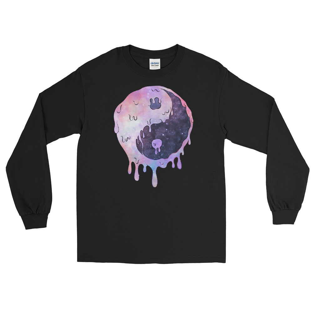 Yinyang Melting Graphic Long Sleeve Tee