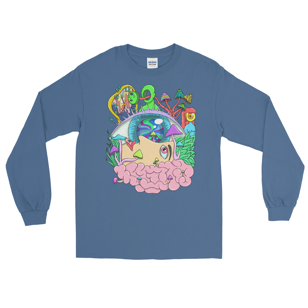 Tripping Graphic Long Sleeve Tee