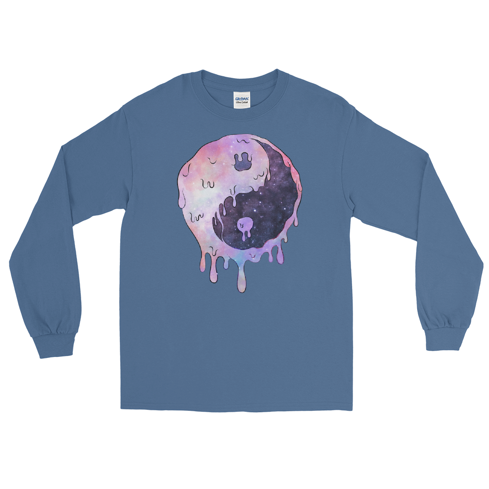 Yinyang Melting Graphic Long Sleeve Tee