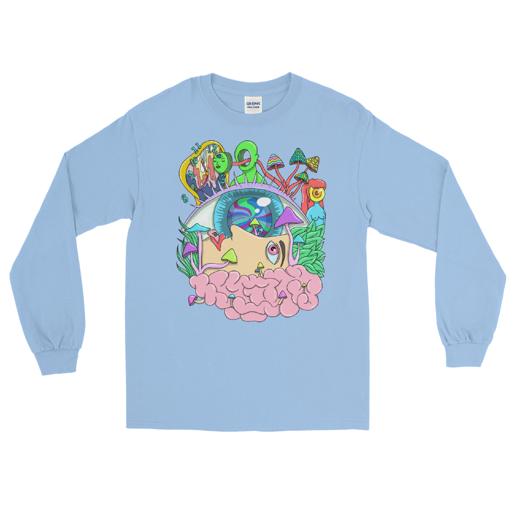 Tripping Graphic Long Sleeve Tee