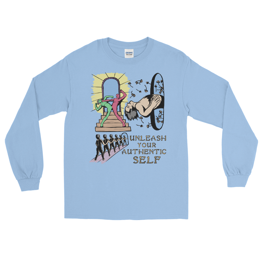 Unleash Your Authentic Self Graphic Long Sleeve Tee