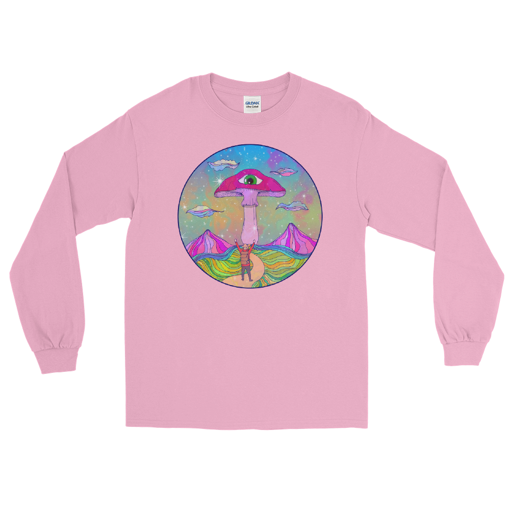 With its classic and regular fit, this Shroom Beach Long Sleeve Tee is a true wardrobe essential perfect for a relaxed and casual setting. 