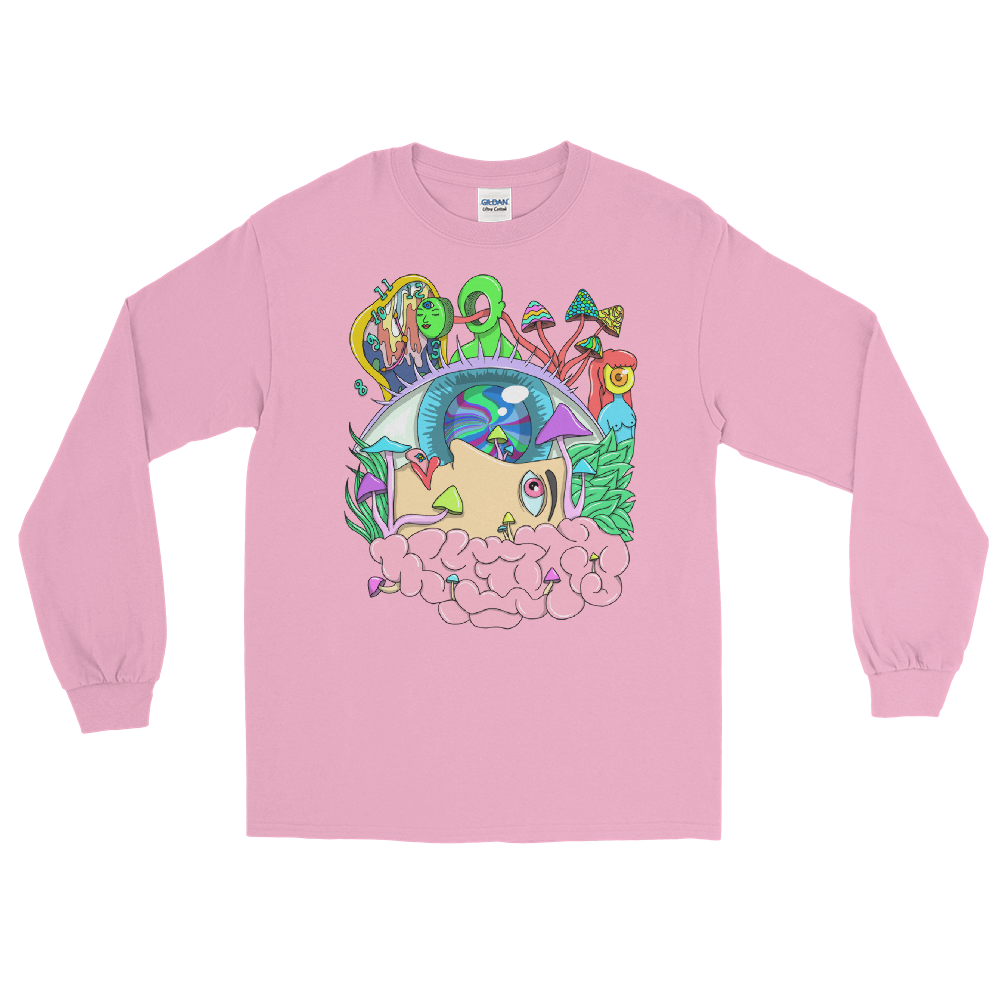 Tripping Graphic Long Sleeve Tee