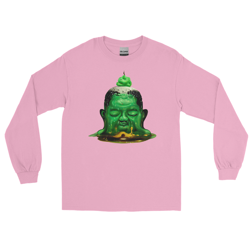 Melting Buddah Graphic Long Sleeve Tee