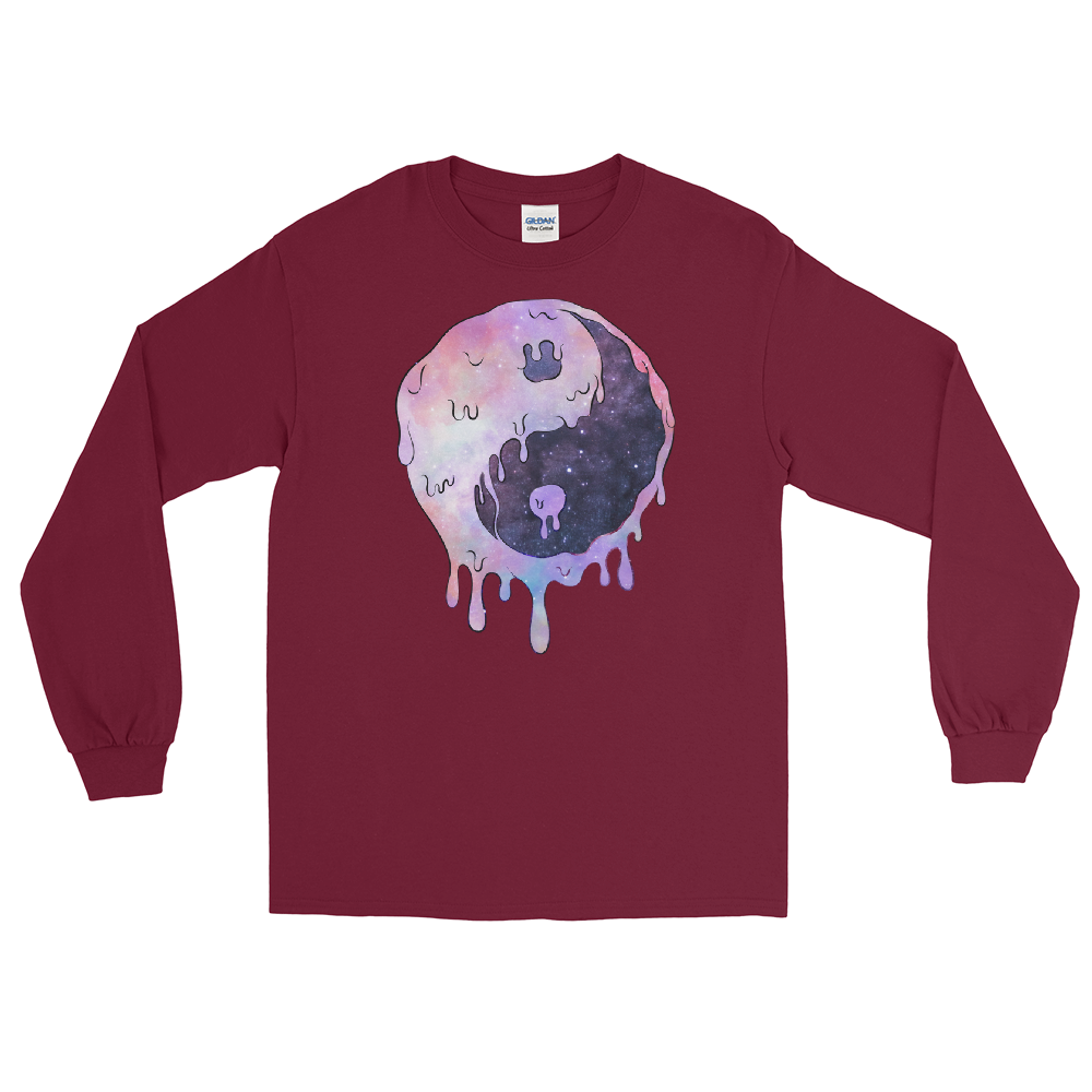 Yinyang Melting Graphic Long Sleeve Tee