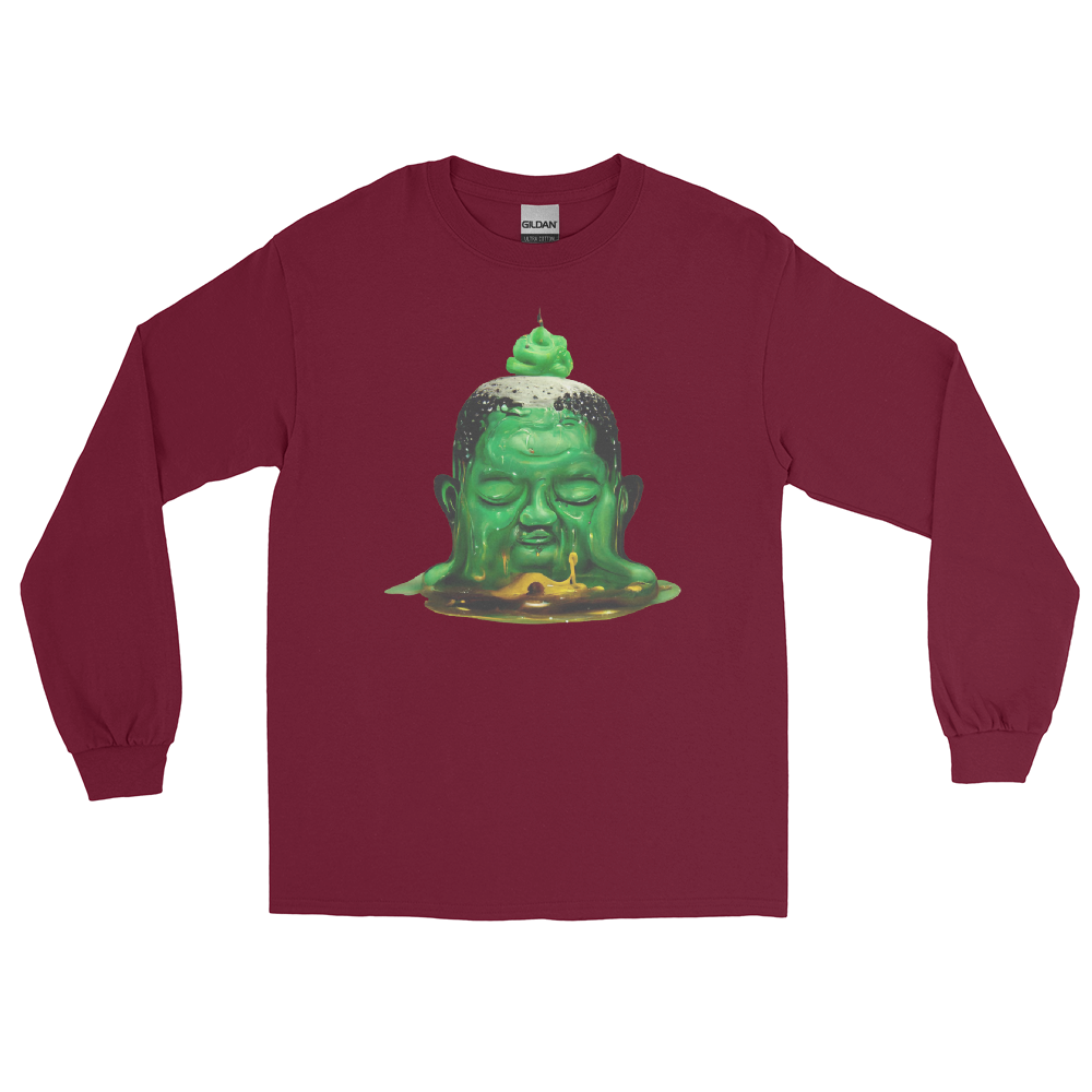 Melting Buddah Graphic Long Sleeve Tee