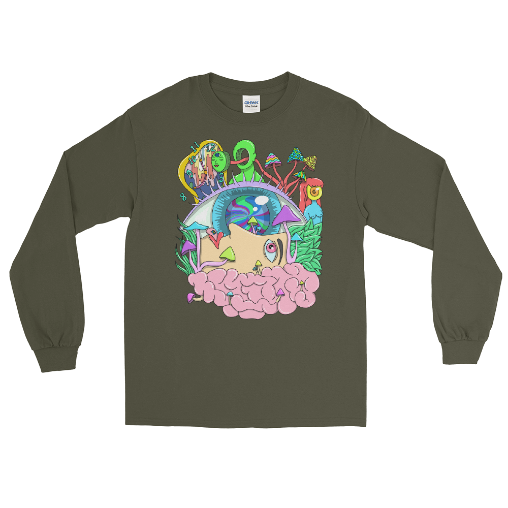 Tripping Graphic Long Sleeve Tee