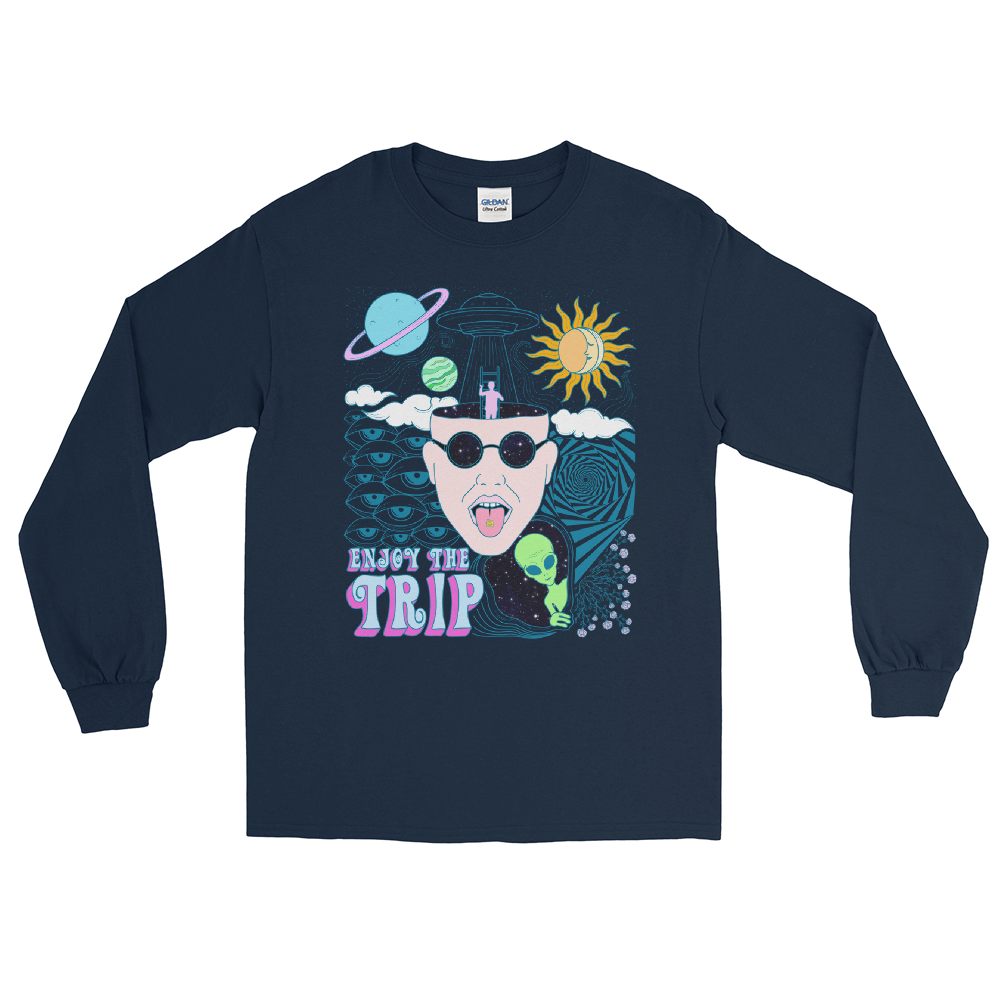 With its classic and regular fit, this Shroom Beach Long Sleeve Tee is a true wardrobe essential perfect for a relaxed and casual setting. 