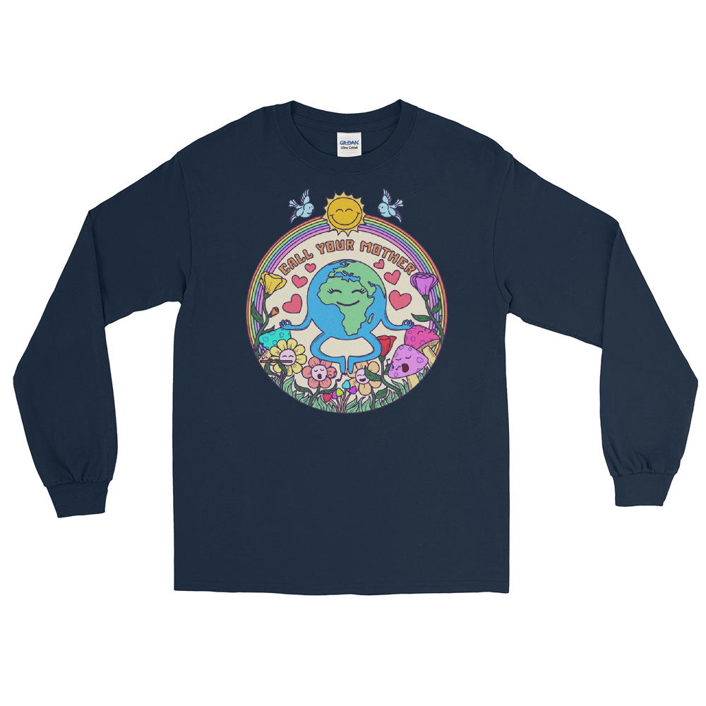 With its classic and regular fit, this Shroom Beach Long Sleeve Tee is a true wardrobe essential perfect for a relaxed and casual setting. 