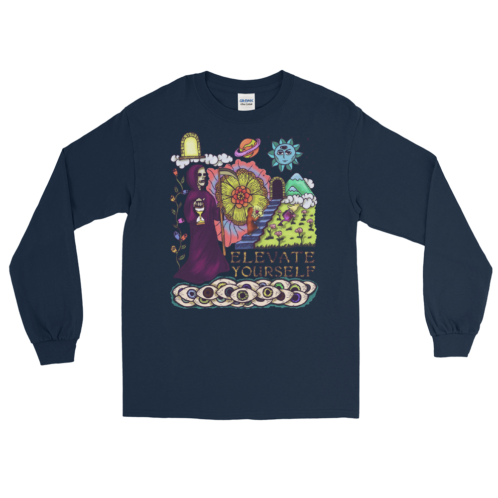 With its classic and regular fit, this Shroom Beach Long Sleeve Tee is a true wardrobe essential perfect for a relaxed and casual setting. 