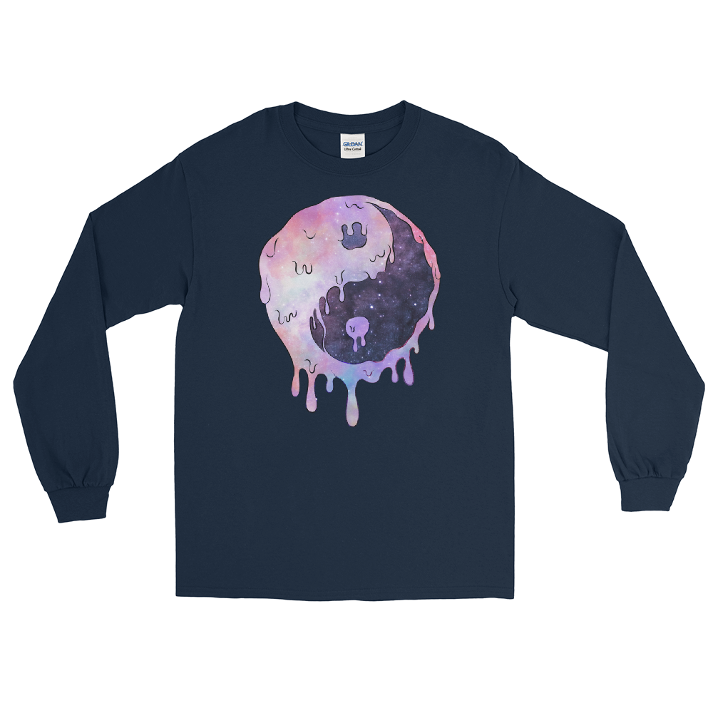 Yinyang Melting Graphic Long Sleeve Tee