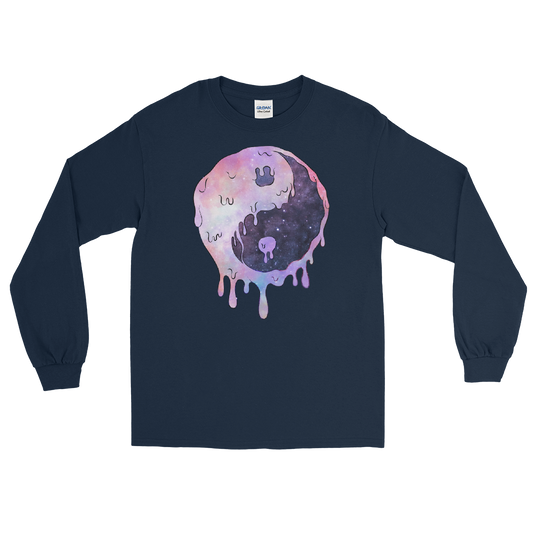 Yinyang Melting Graphic Long Sleeve Tee