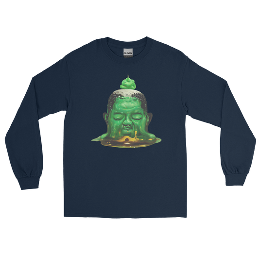 Melting Buddah Graphic Long Sleeve Tee