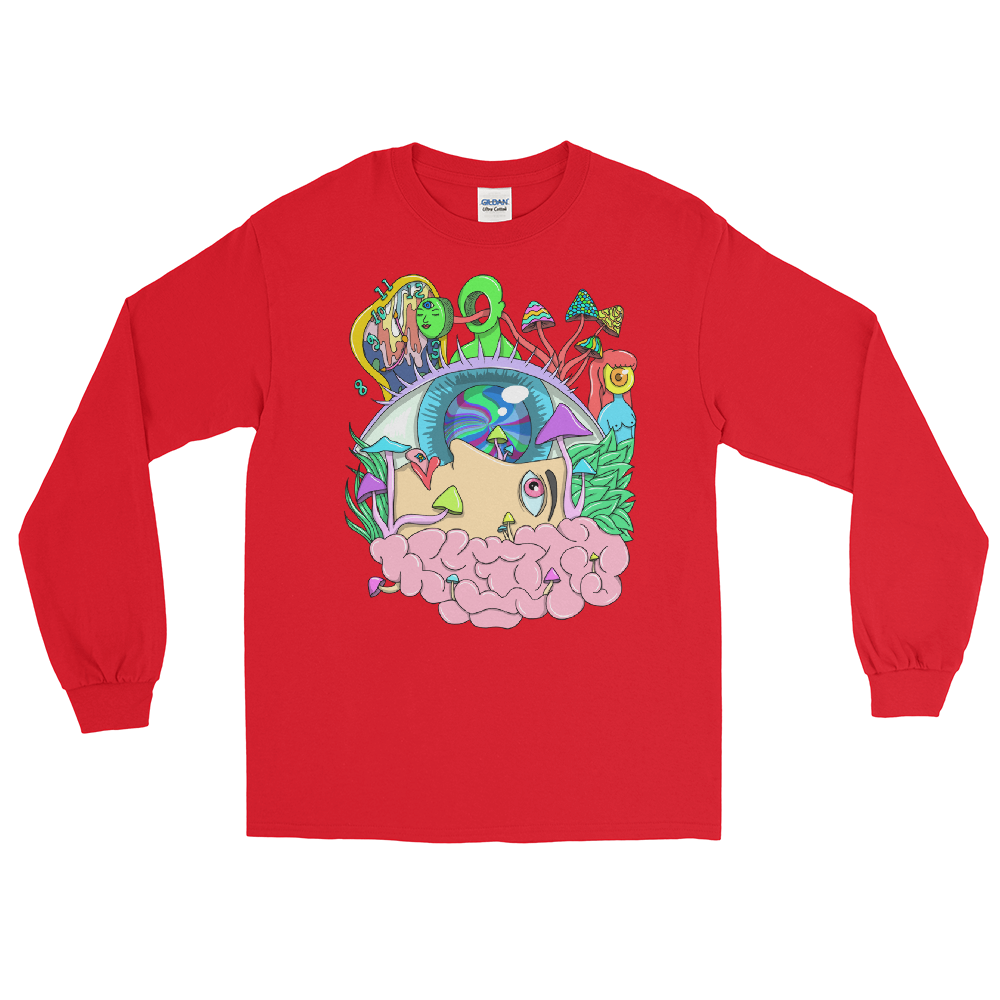 Tripping Graphic Long Sleeve Tee