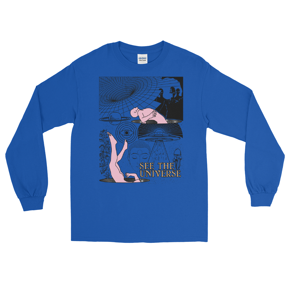 With its classic and regular fit, this Shroom Beach Long Sleeve Tee is a true wardrobe essential perfect for a relaxed and casual setting. 