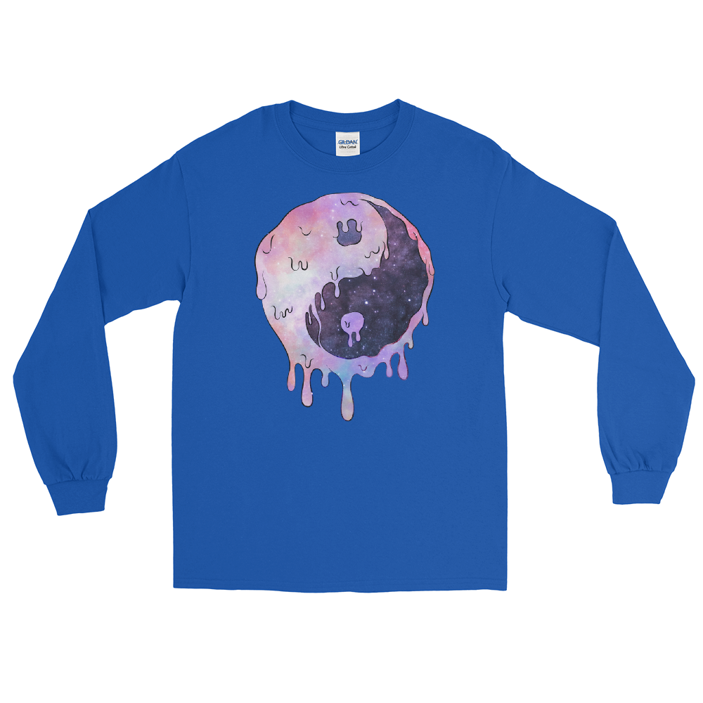 Yinyang Melting Graphic Long Sleeve Tee