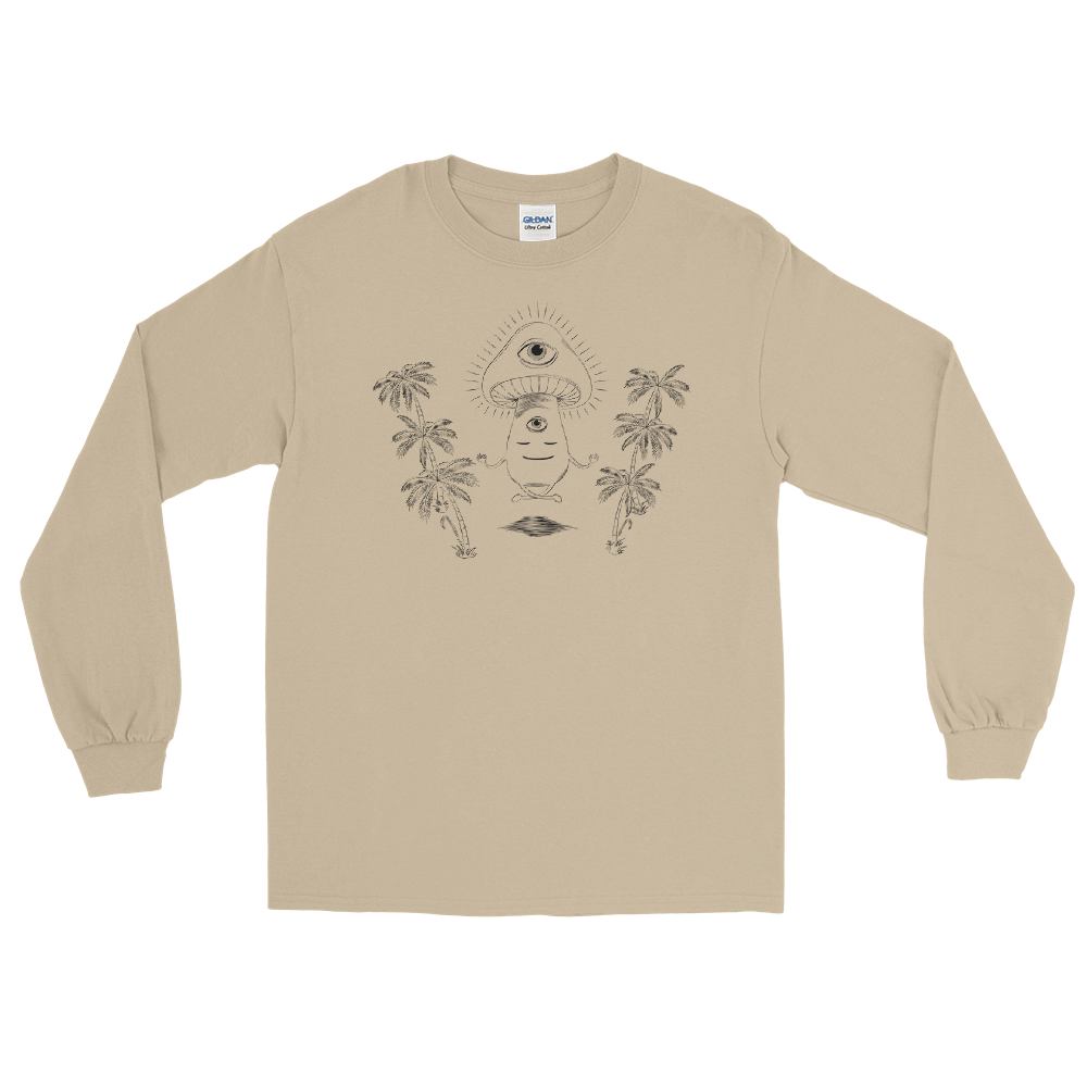 With its classic and regular fit, this Shroom Beach Long Sleeve Tee is a true wardrobe essential perfect for a relaxed and casual setting. 