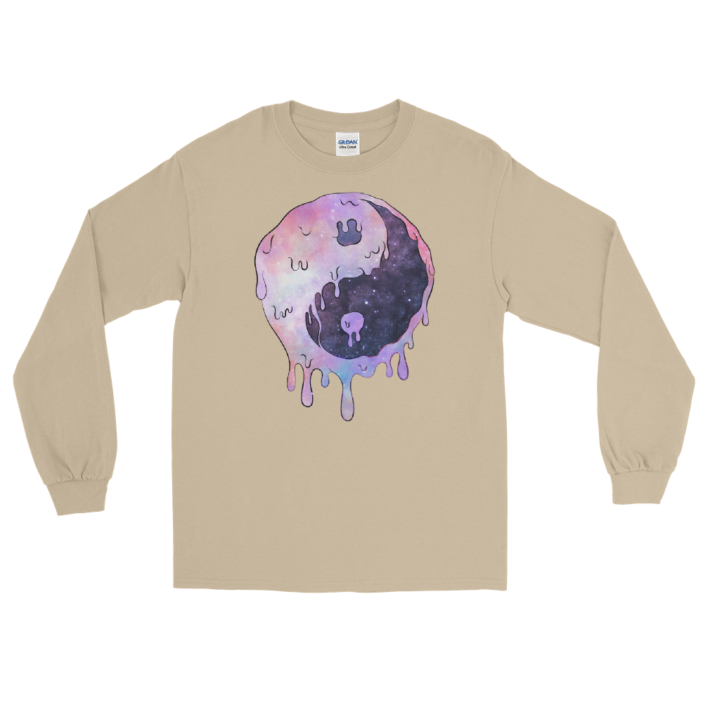 Yinyang Melting Graphic Long Sleeve Tee