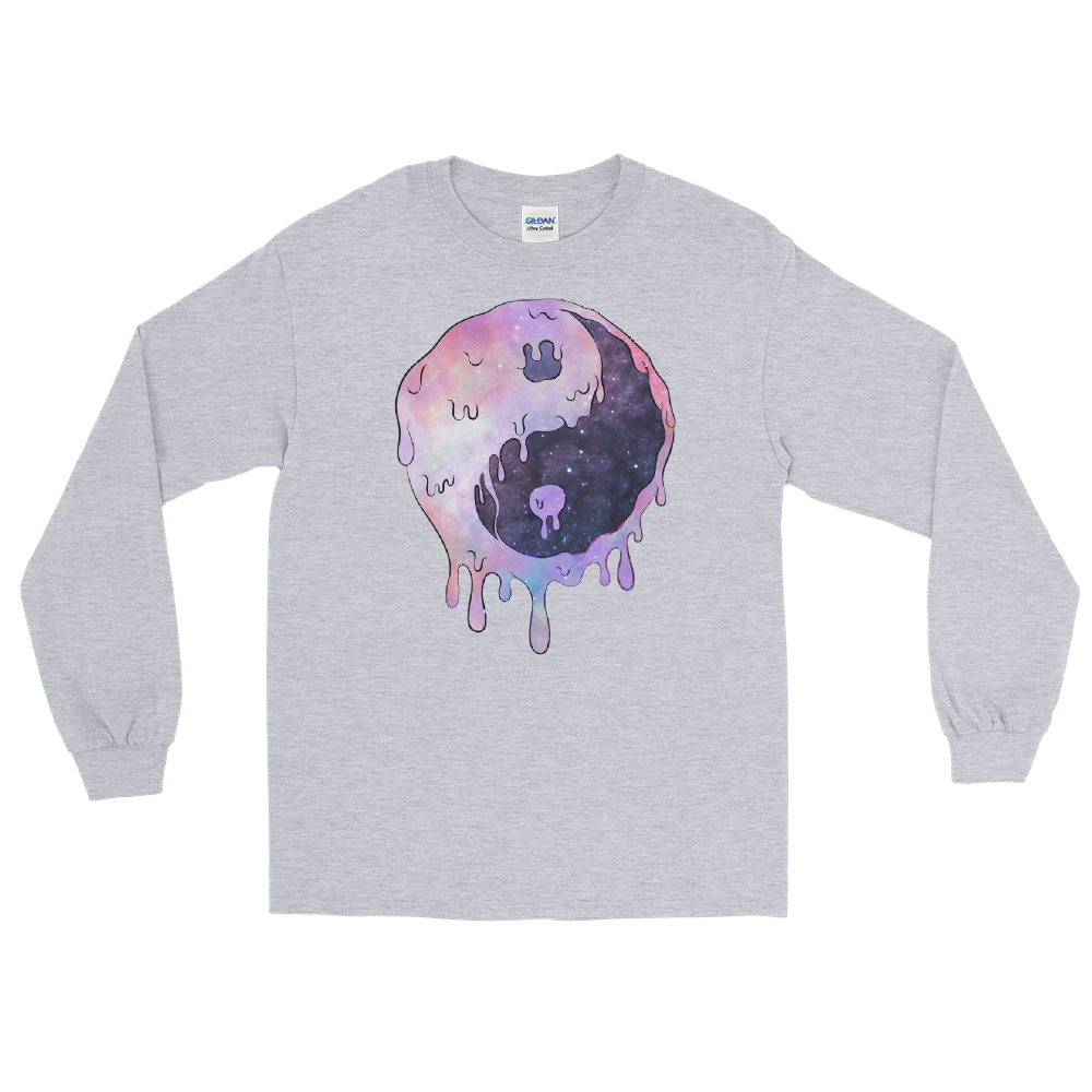 Yinyang Melting Graphic Long Sleeve Tee