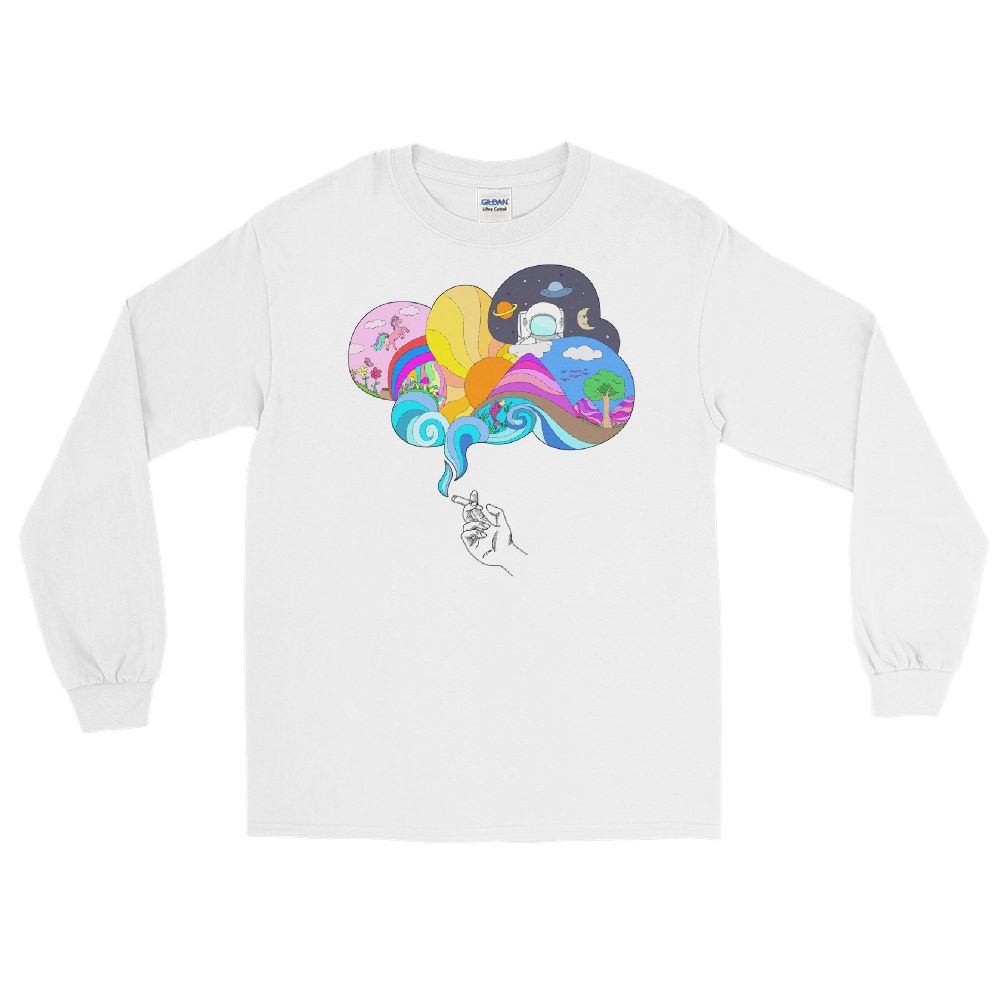 With its classic and regular fit, this Shroom Beach Long Sleeve Tee is a true wardrobe essential perfect for a relaxed and casual setting. 