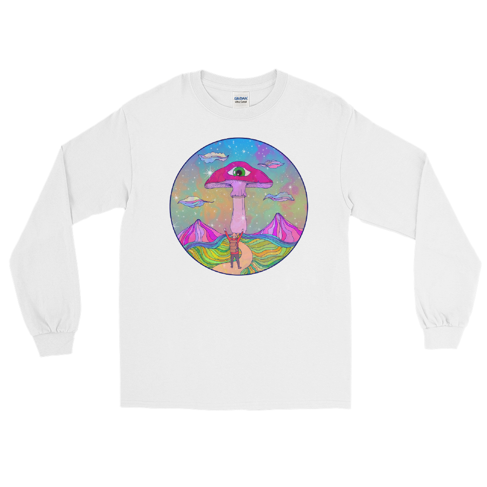 With its classic and regular fit, this Shroom Beach Long Sleeve Tee is a true wardrobe essential perfect for a relaxed and casual setting. 