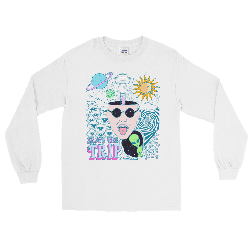 With its classic and regular fit, this Shroom Beach Long Sleeve Tee is a true wardrobe essential perfect for a relaxed and casual setting. 