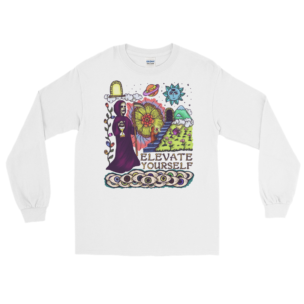 With its classic and regular fit, this Shroom Beach Long Sleeve Tee is a true wardrobe essential perfect for a relaxed and casual setting. 