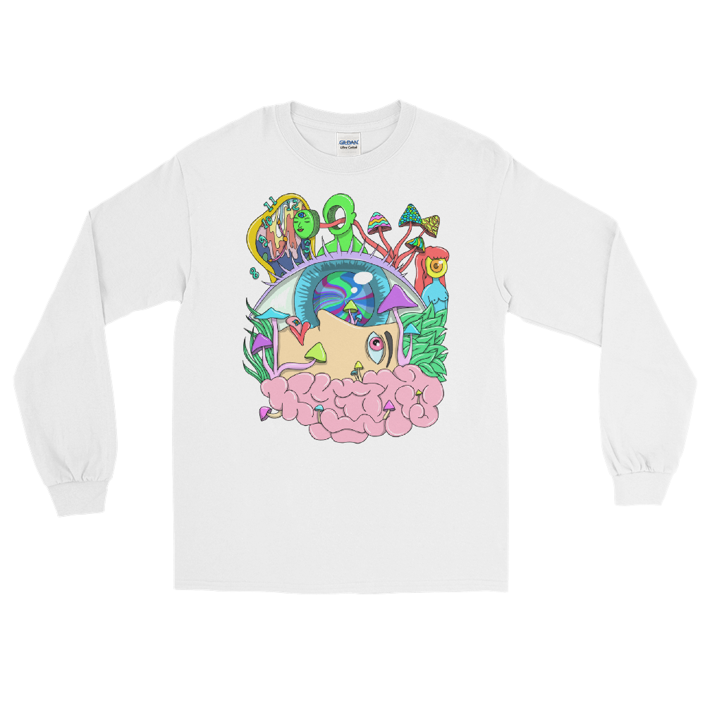 Tripping Graphic Long Sleeve Tee