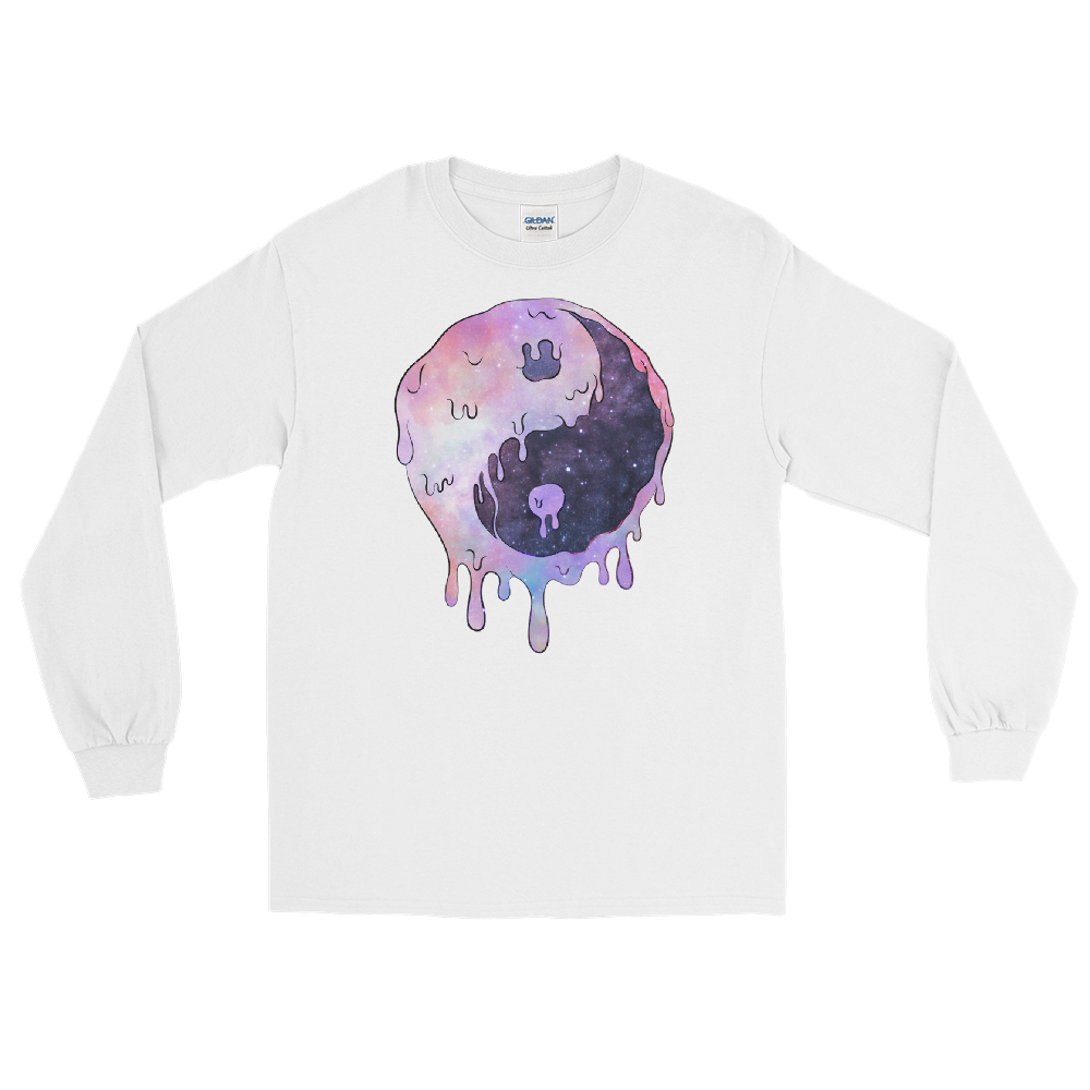 Yinyang Melting Graphic Long Sleeve Tee