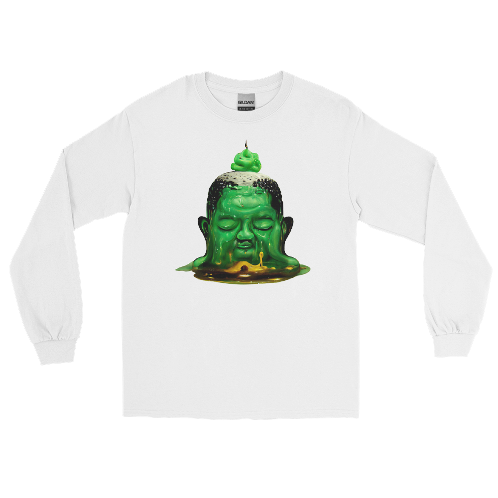 Melting Buddah Graphic Long Sleeve Tee