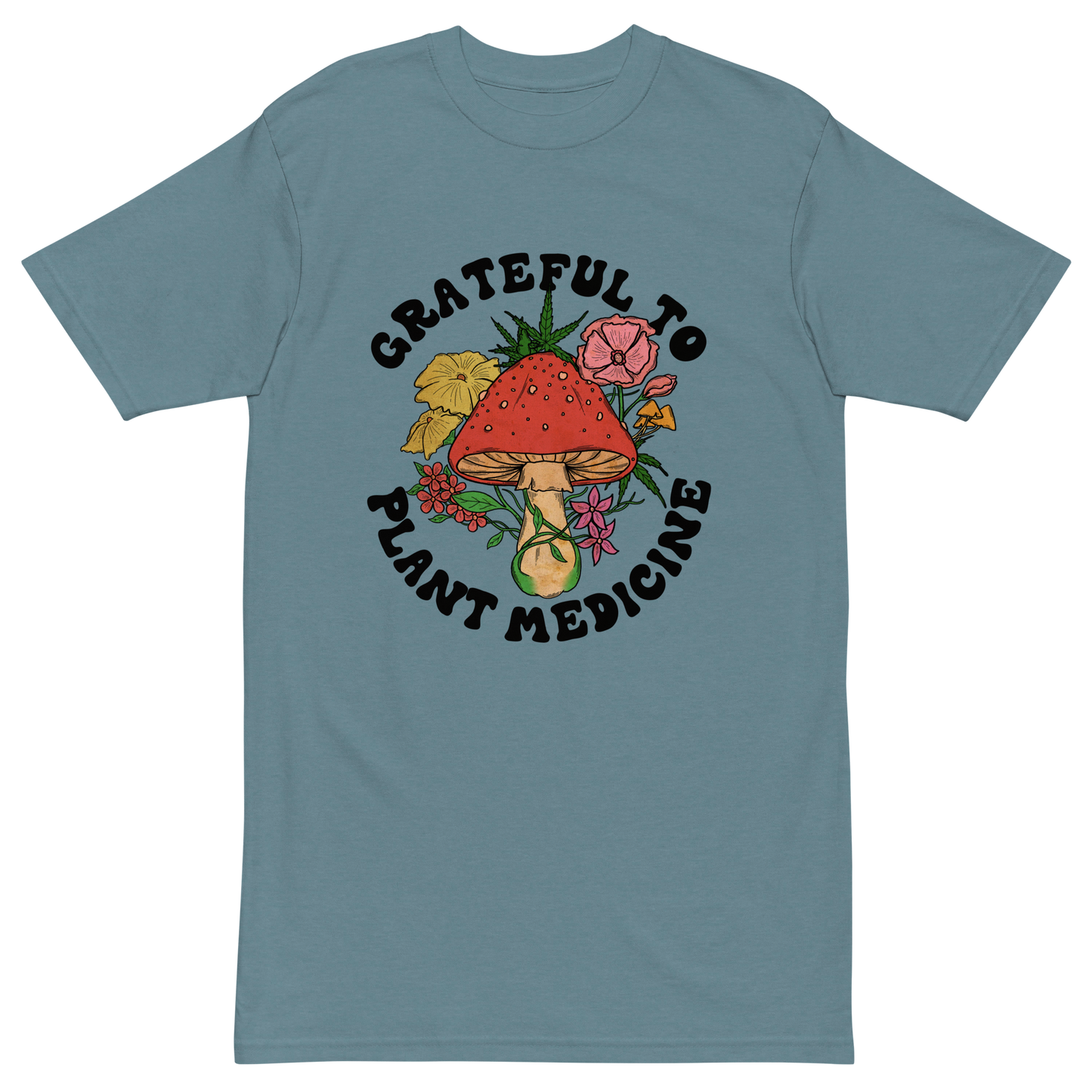 Grateful To Plant Medicine Premium Graphic Tee