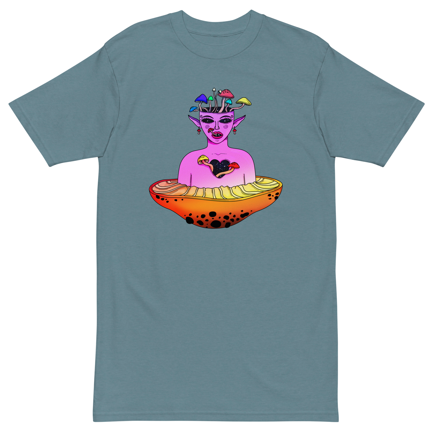 Mushroom Elf Premium Graphic Tee