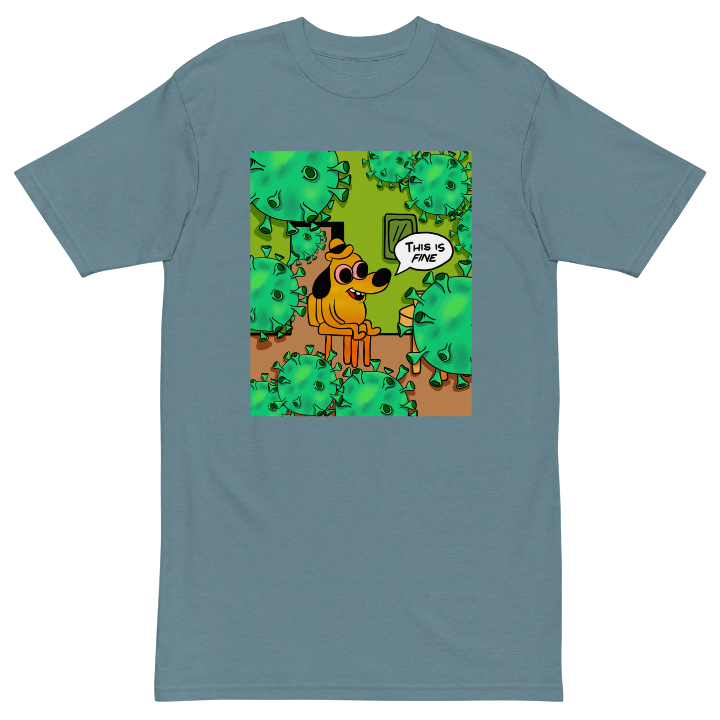 This Is Fine Premium Graphic Tee