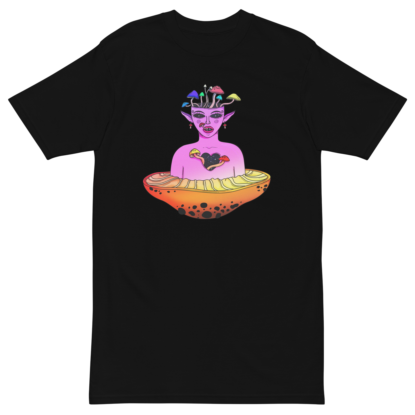 Mushroom Elf Premium Graphic Tee