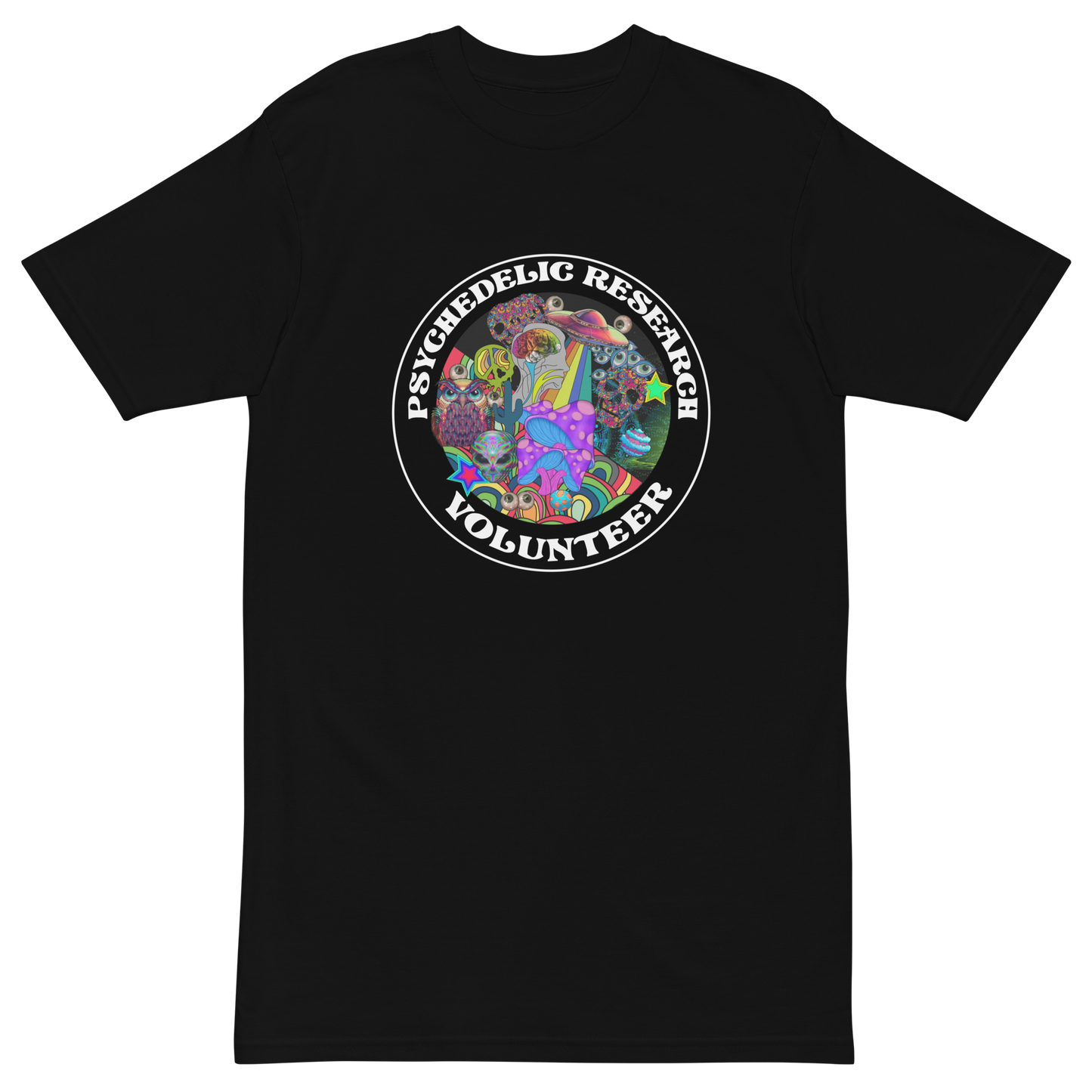 Psi~ Research Volunteer Premium Graphic Tee