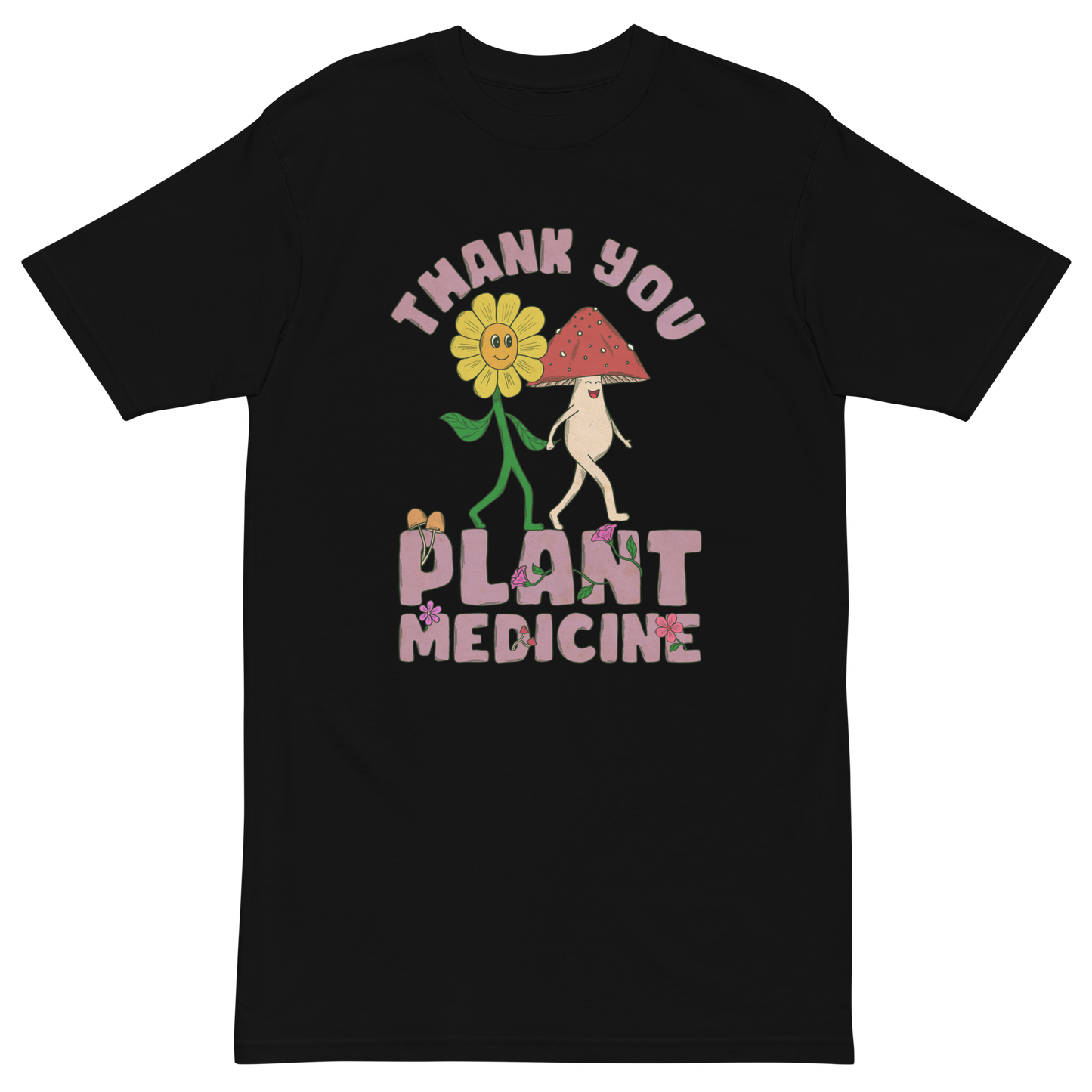 Thank You Plant Medicine Premium Graphic Tee