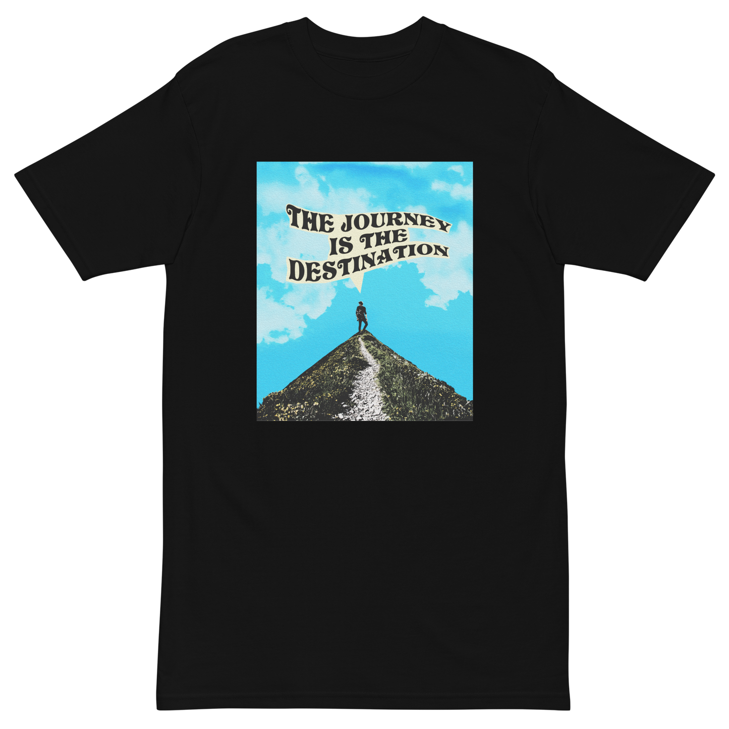 The Journey Is The Destination Premium Graphic Tee