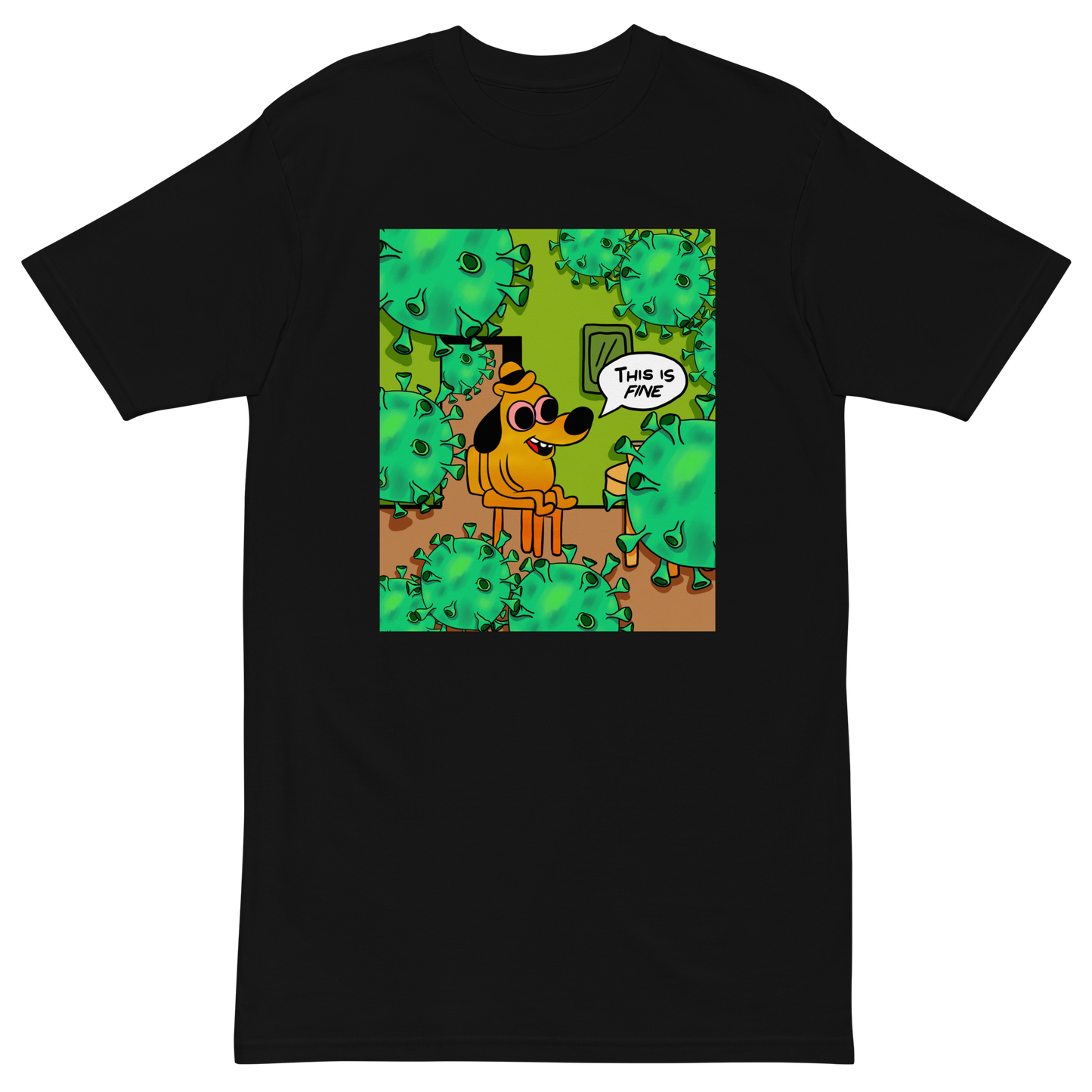 This Is Fine Premium Graphic Tee