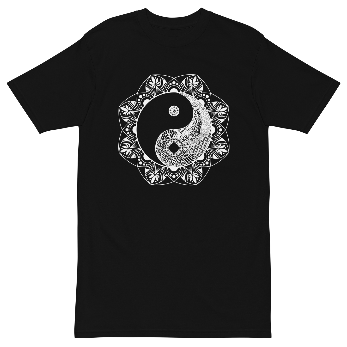 Yinyang Mandala Premium Graphic Tee