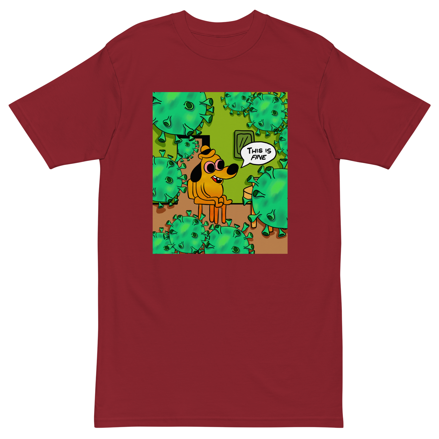 This Is Fine Premium Graphic Tee