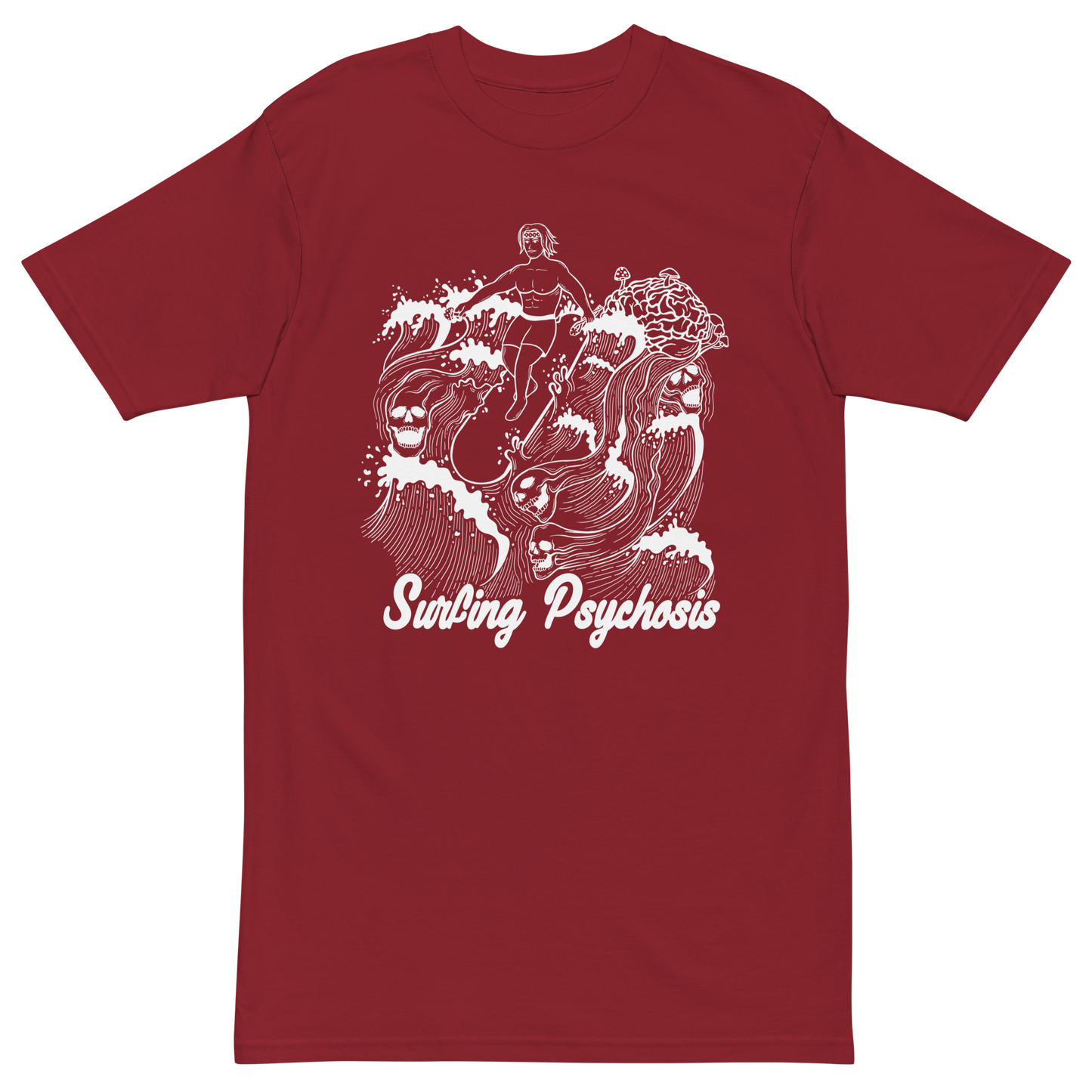 Surfing Psychosis Premium Graphic Tee