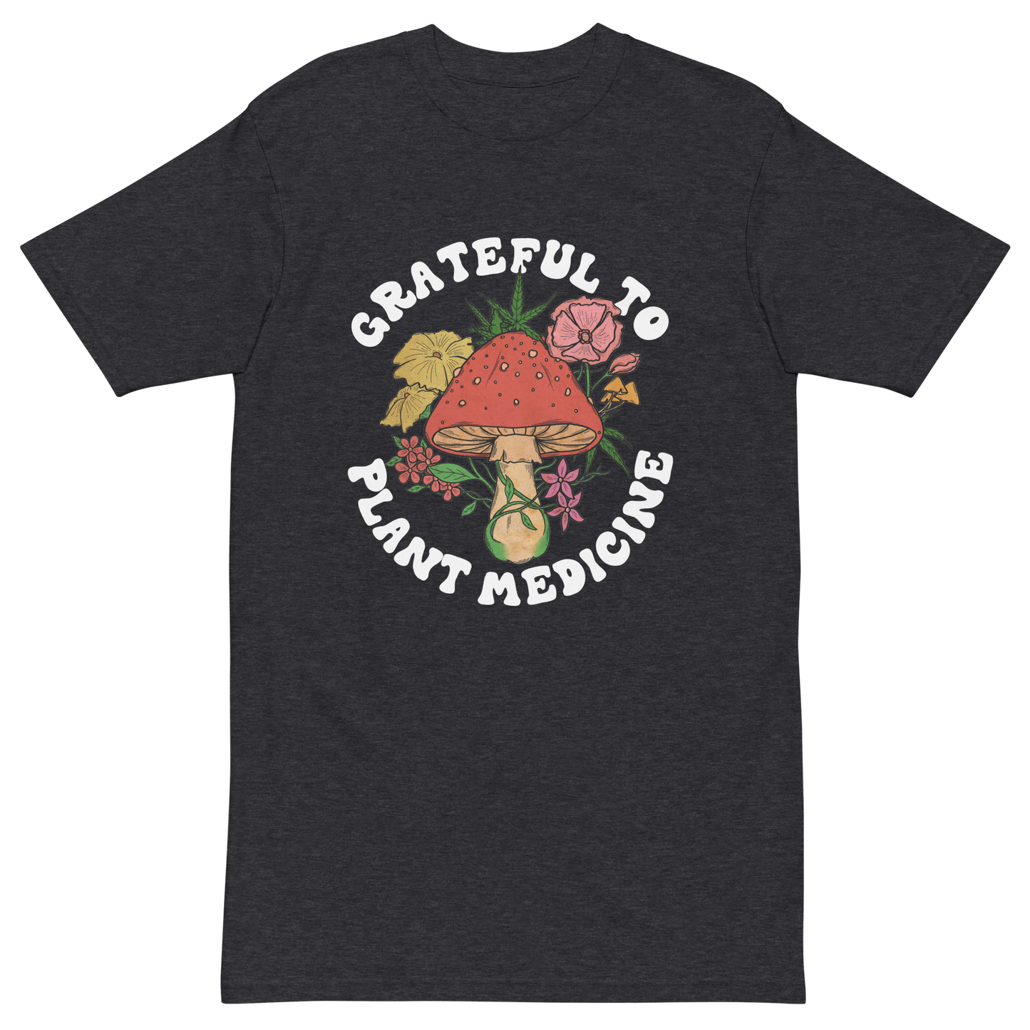 Grateful To Plant Medicine Premium Graphic Tee