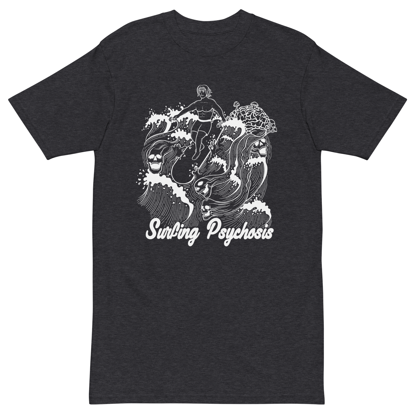 Surfing Psychosis Premium Graphic Tee