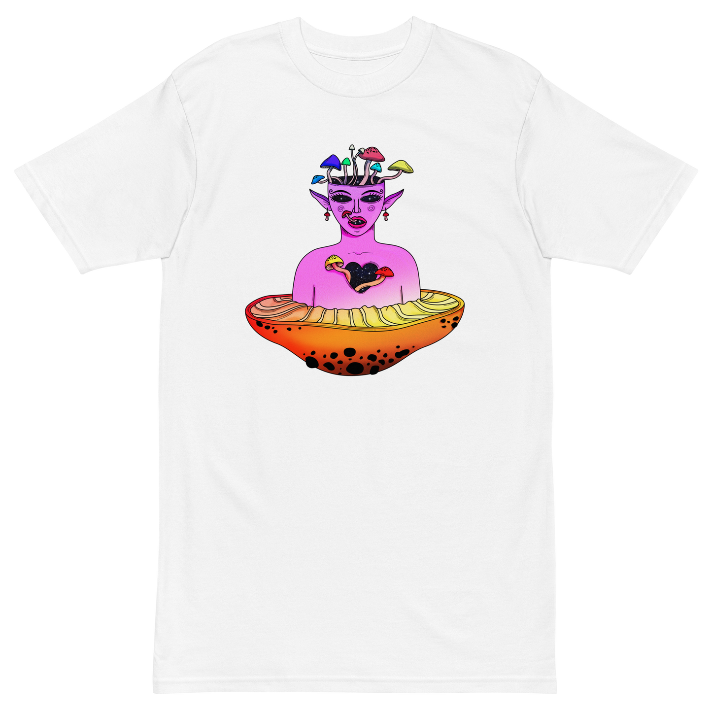 Mushroom Elf Premium Graphic Tee